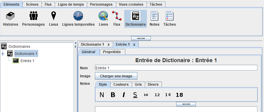 Writekeeper Dictionnaire