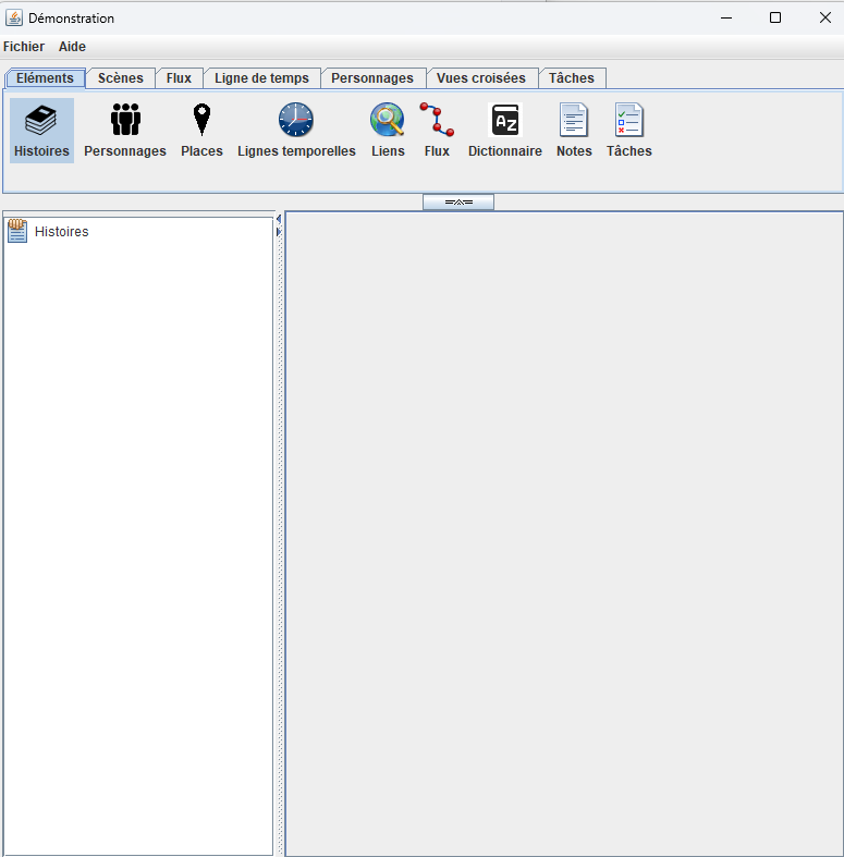 Writekeeper main window